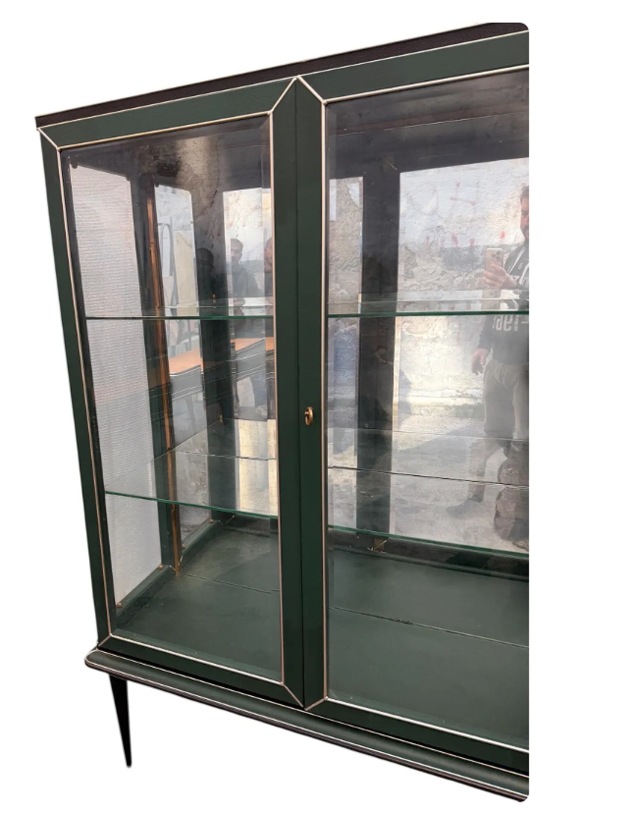 Wooden display case by Umberto Mascagni, 1950s 3