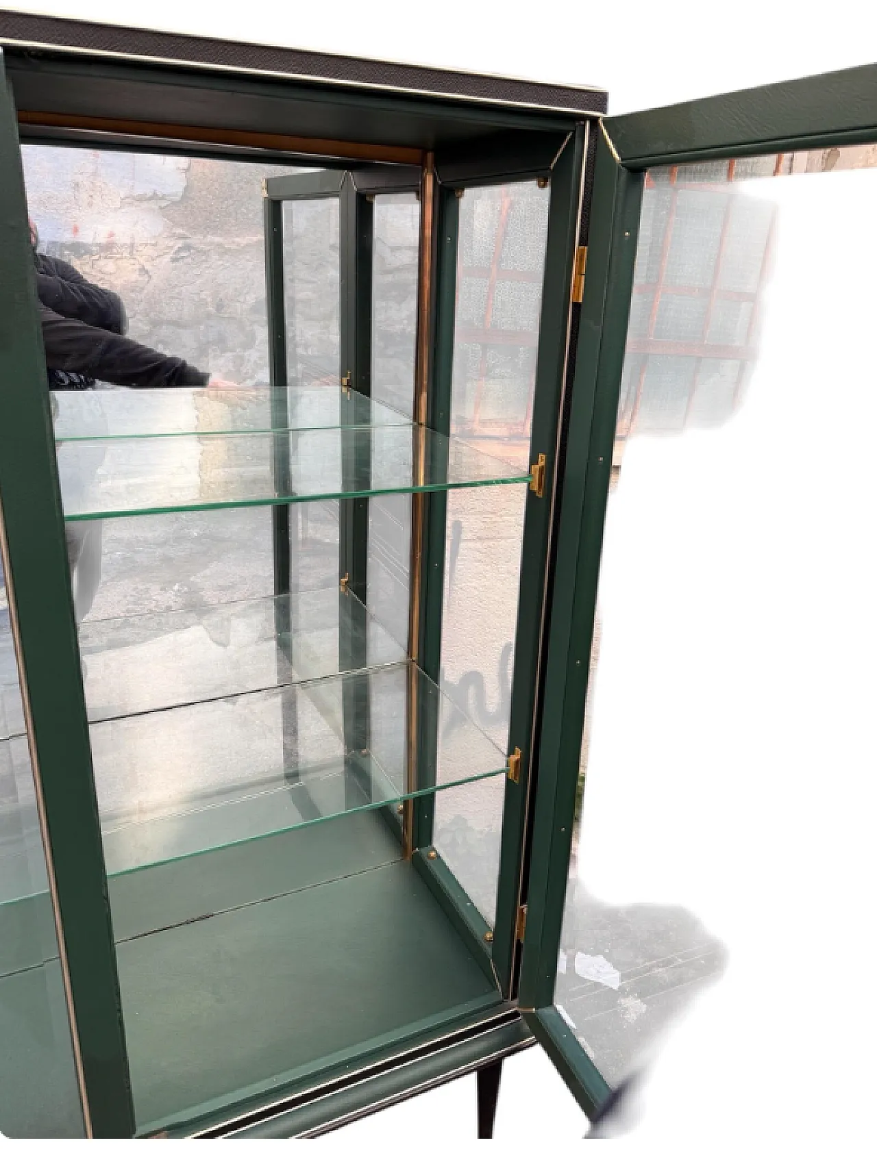 Wooden display case by Umberto Mascagni, 1950s 7