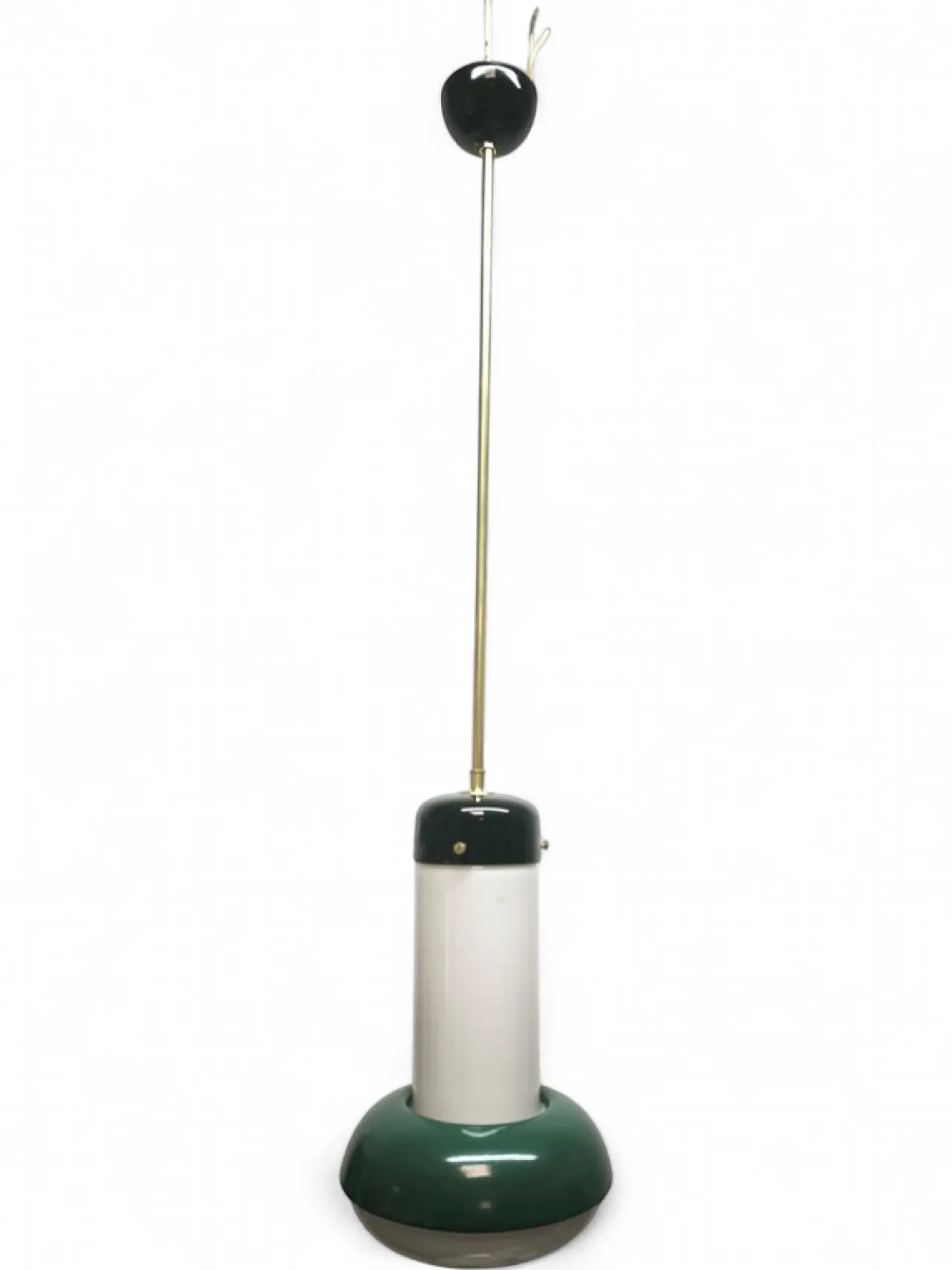 Glass suspension lamp, 1960s 12