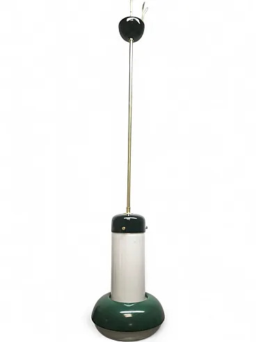 Glass suspension lamp, 1960s