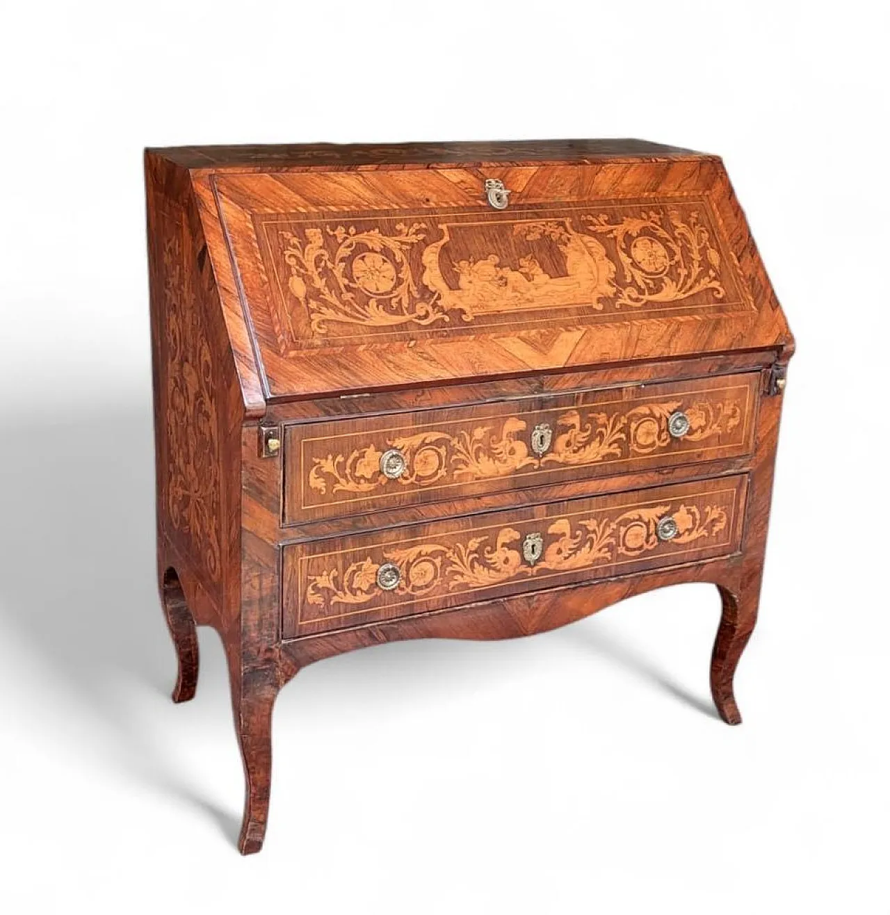 Inlaid wooden desk, mid-18th century 1