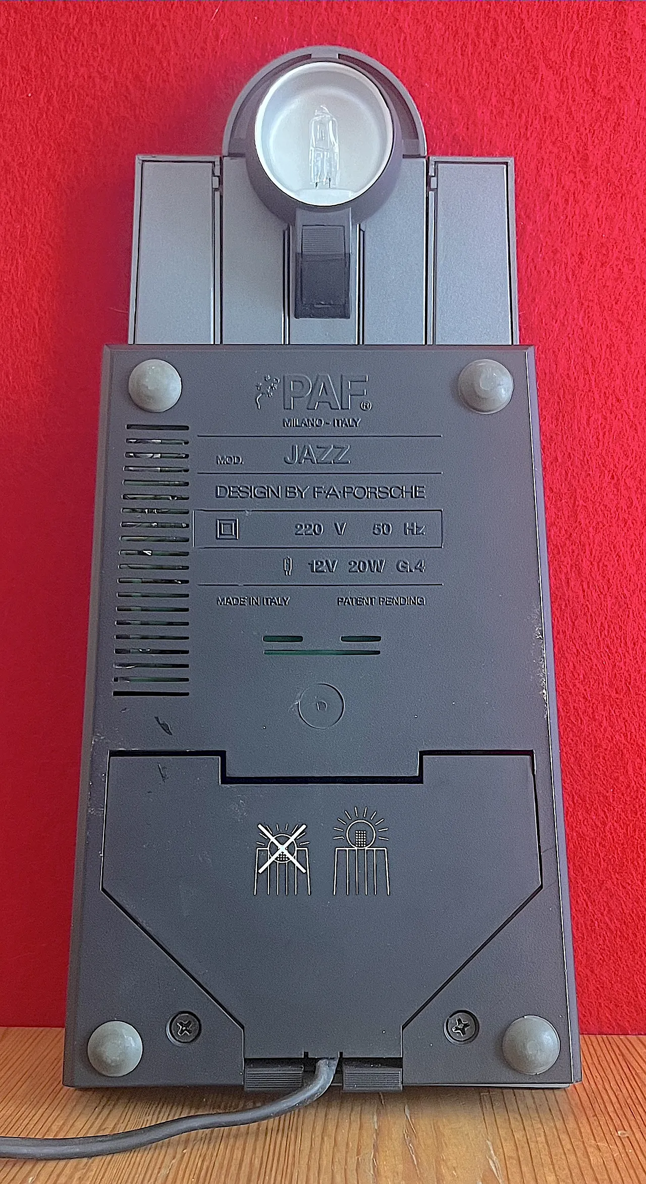 Lampada Paf by F.A. Porsche, anni '80 11