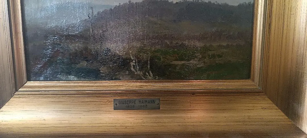 Giuseppe Hainmann, oil on canvas, 19th century 12