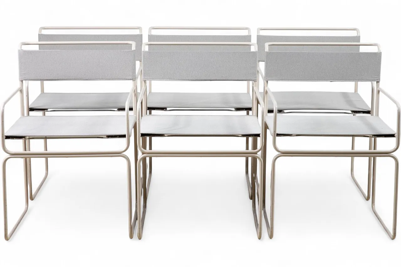 6 Libellula chairs by Giovanni Carini for Planula, 1970s 10