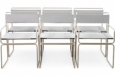 6 Libellula chairs by Giovanni Carini for Planula, 1970s