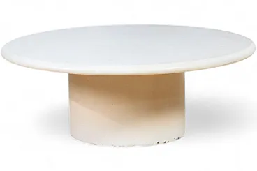 Loto table in Carrara marble by Ettore Sottsass for Poltronova, 1960s