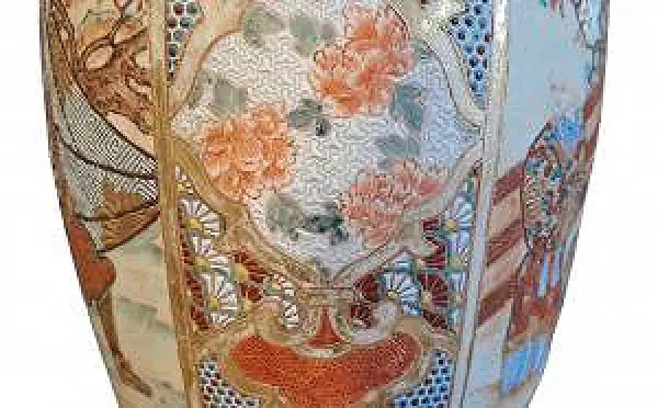 Pair of Satsuma ceramic vases, 19th century 6