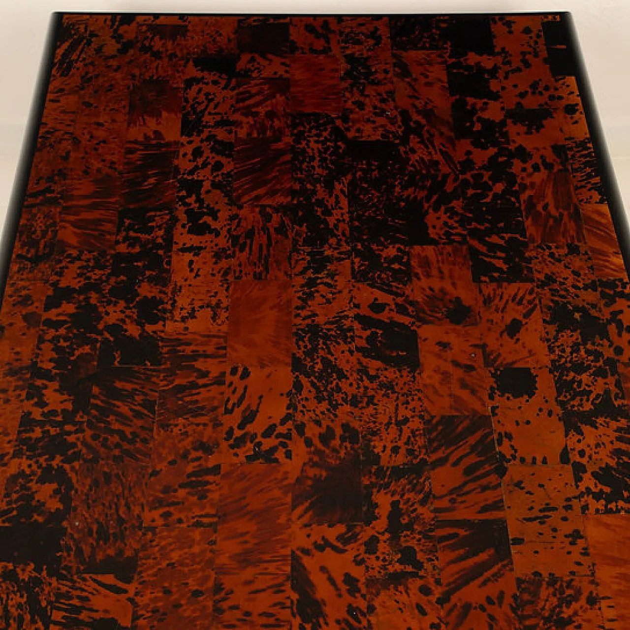 Tavolo in tartaruga di Roberto Jodice per Ottini Milano, anni '70 2