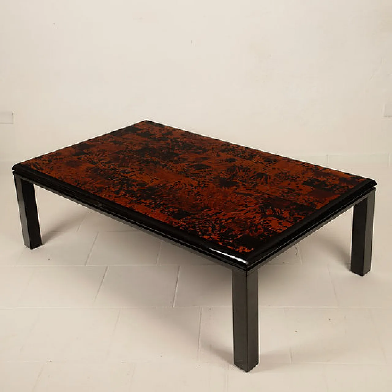 Tavolo in tartaruga di Roberto Jodice per Ottini Milano, anni '70 7