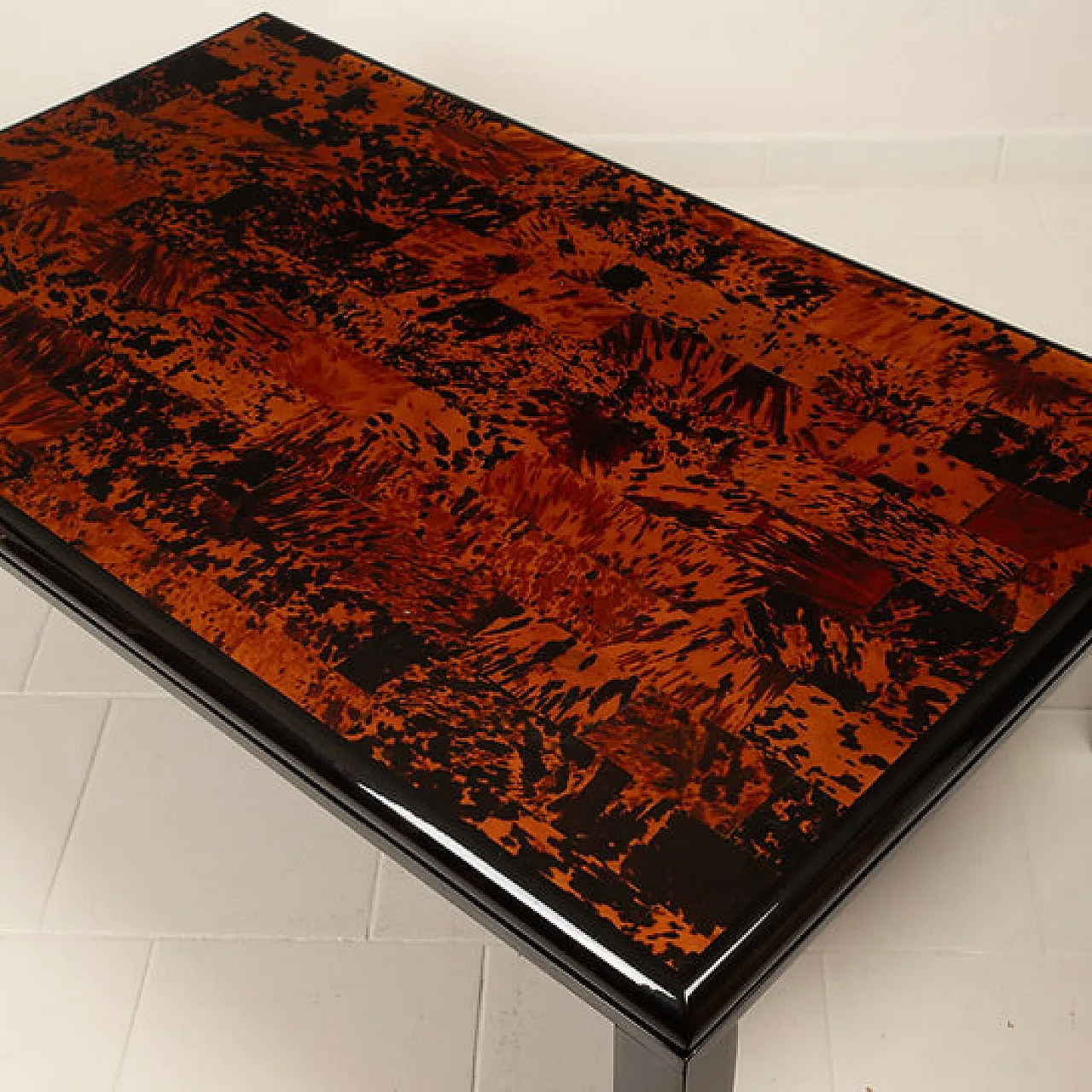 Tavolo in tartaruga di Roberto Jodice per Ottini Milano, anni '70 9