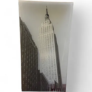 Pop Art glass tray New York by Andy Warhol for Rosenthal, 1990s