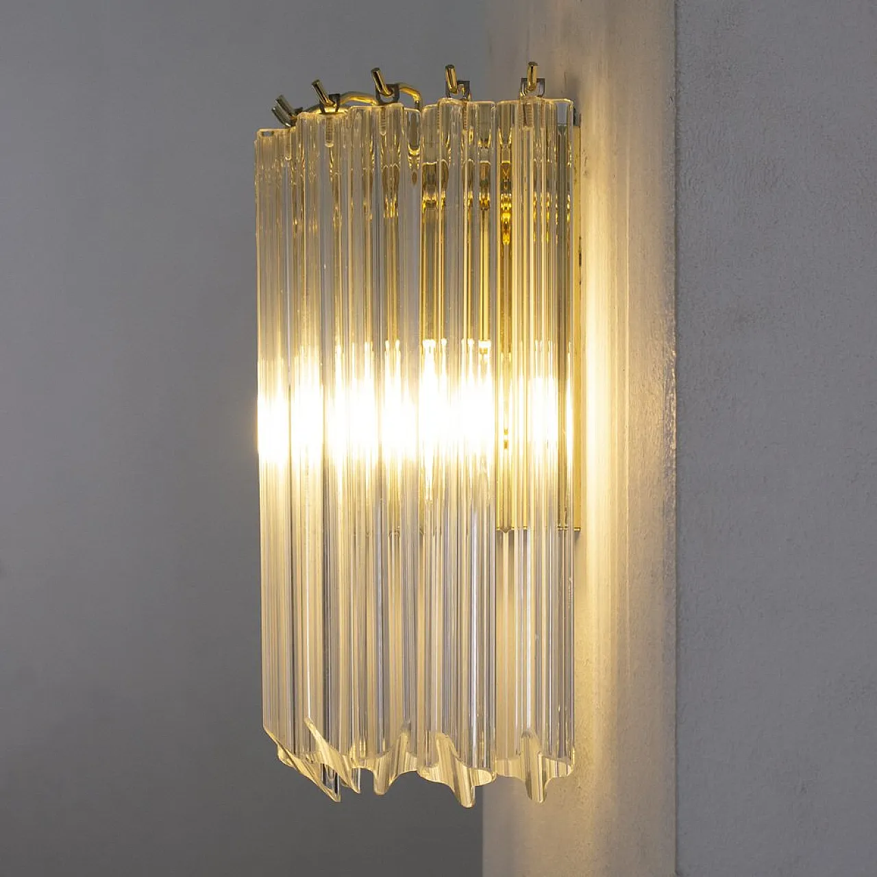 Coppia di lampade da parete in vetro di Murano, 2000 4