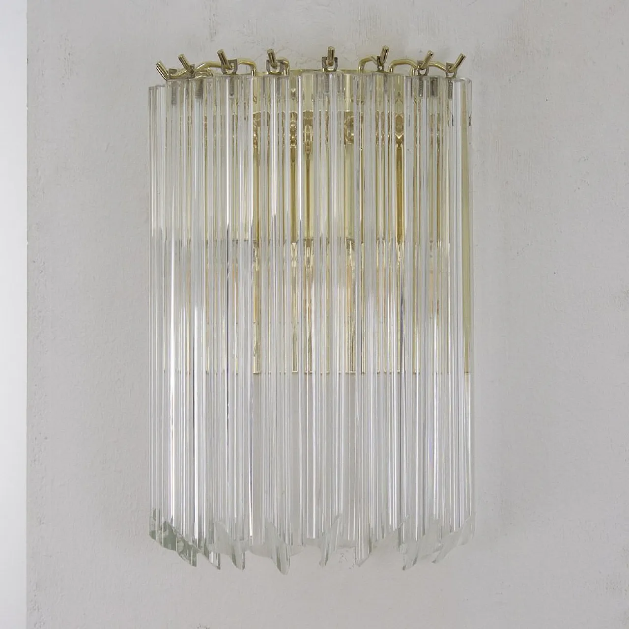 Coppia di lampade da parete in vetro di Murano, 2000 12