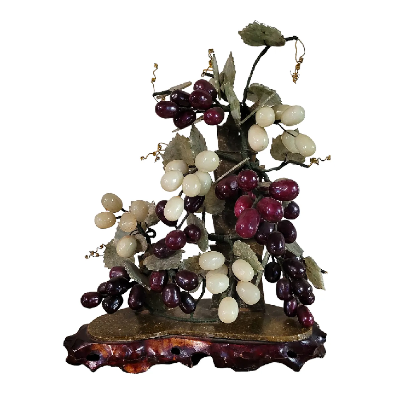 Vine branch - Composition in polychrome semiprecious stones 1