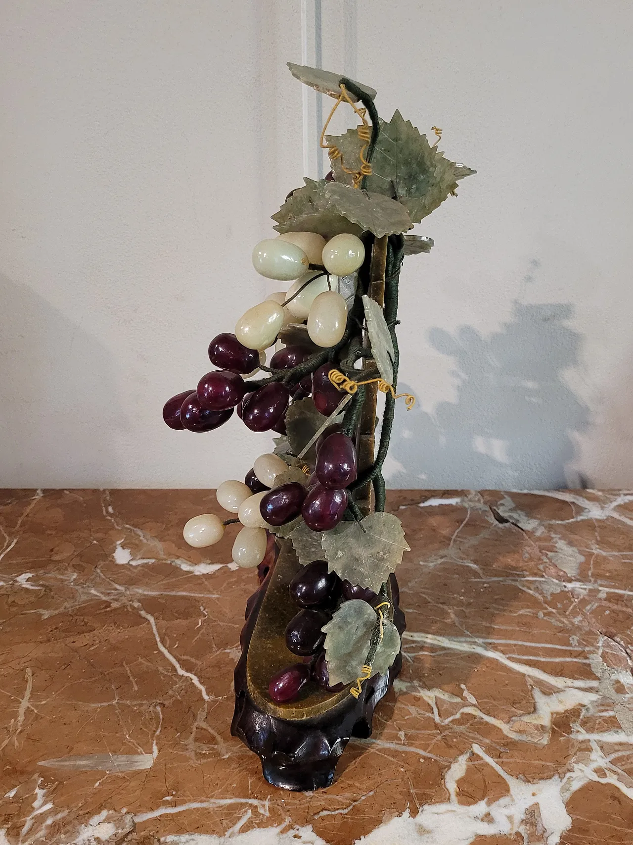 Vine branch - Composition in polychrome semiprecious stones 5