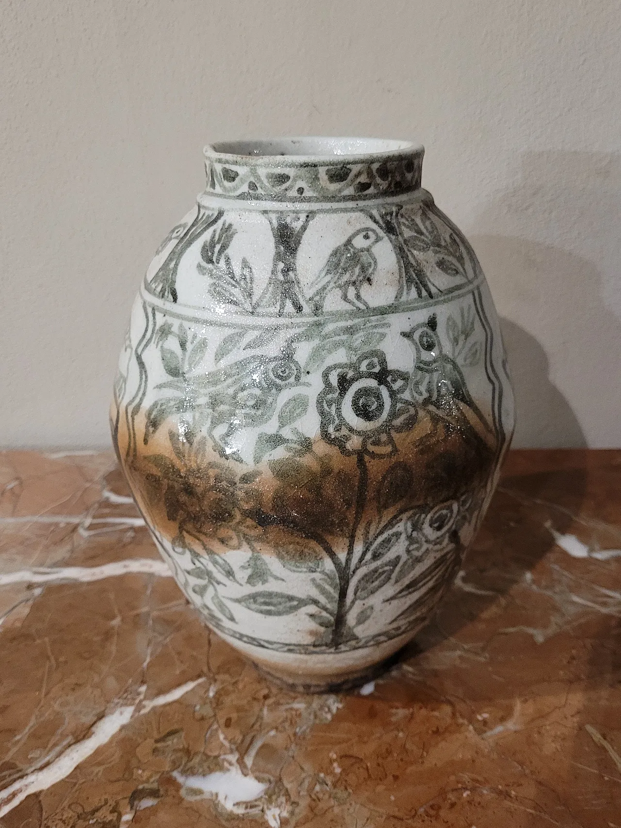 Ceramic vase, Iran, Qajar dynasty, 19th century 3