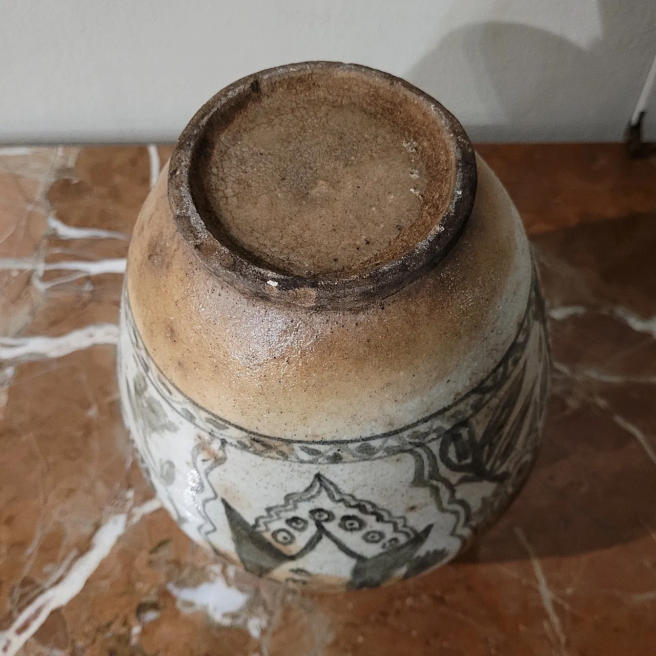 Ceramic vase, Iran, Qajar dynasty, 19th century 7