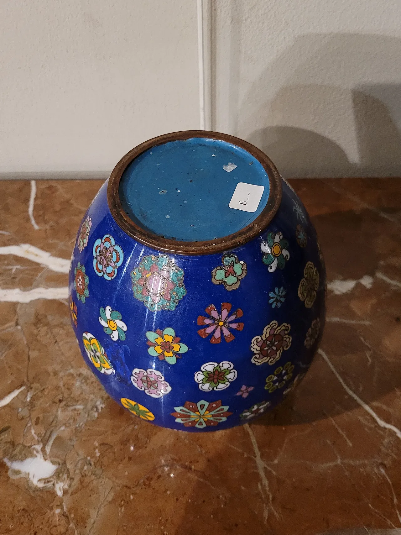 Cloisonné vase, China, late Qing dynasty, early 20th century 7