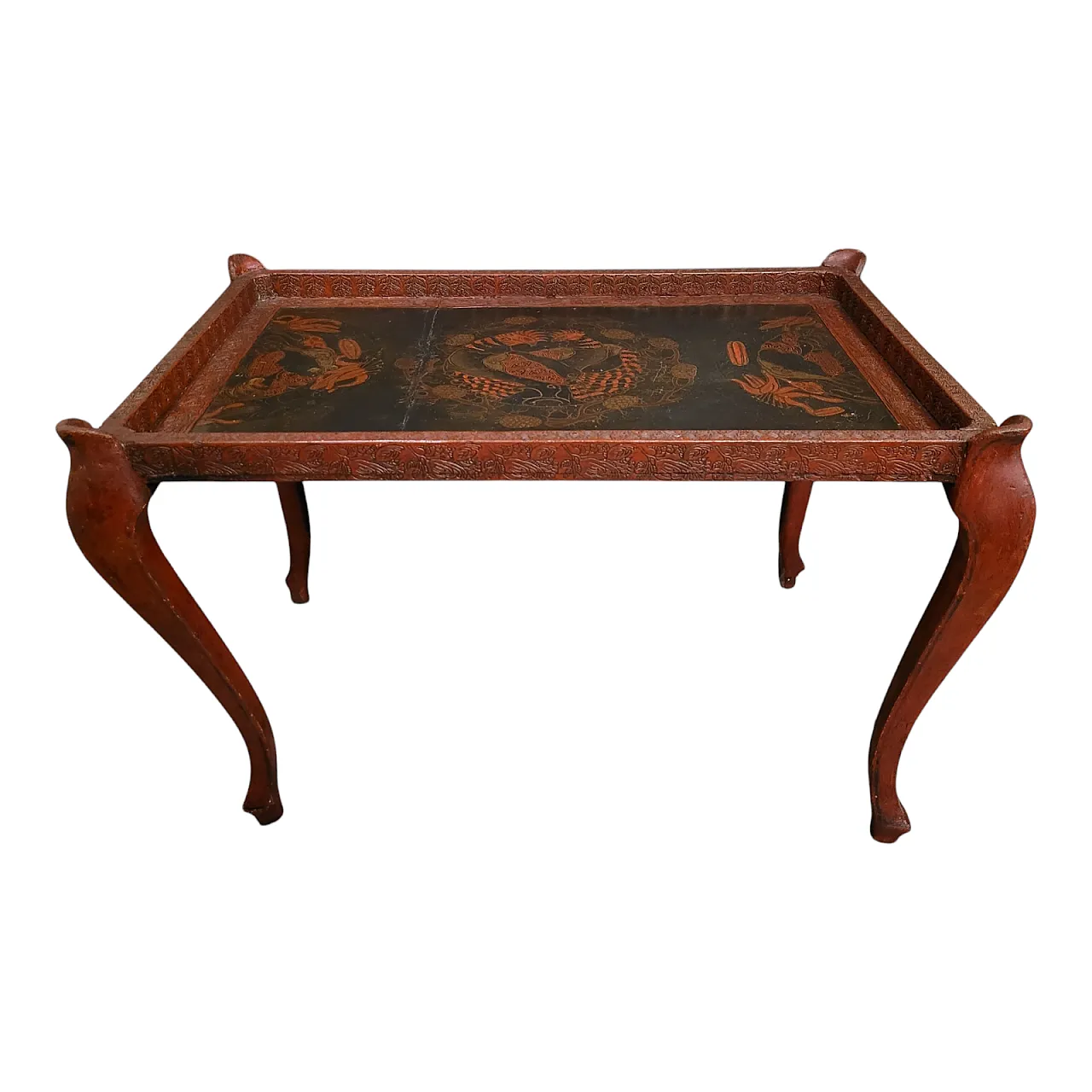 Coffee table in lacquered wood, China, 20th century 1