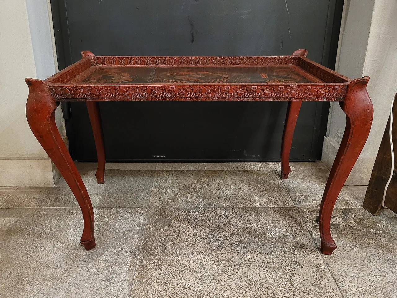Coffee table in lacquered wood, China, 20th century 3