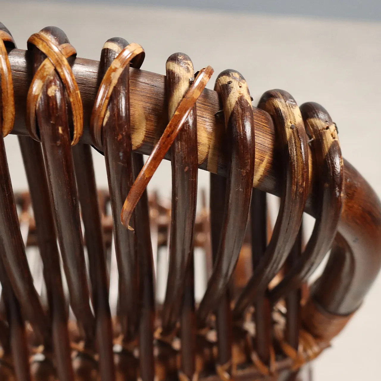 Sedia a dondolo in bambù, '900 7