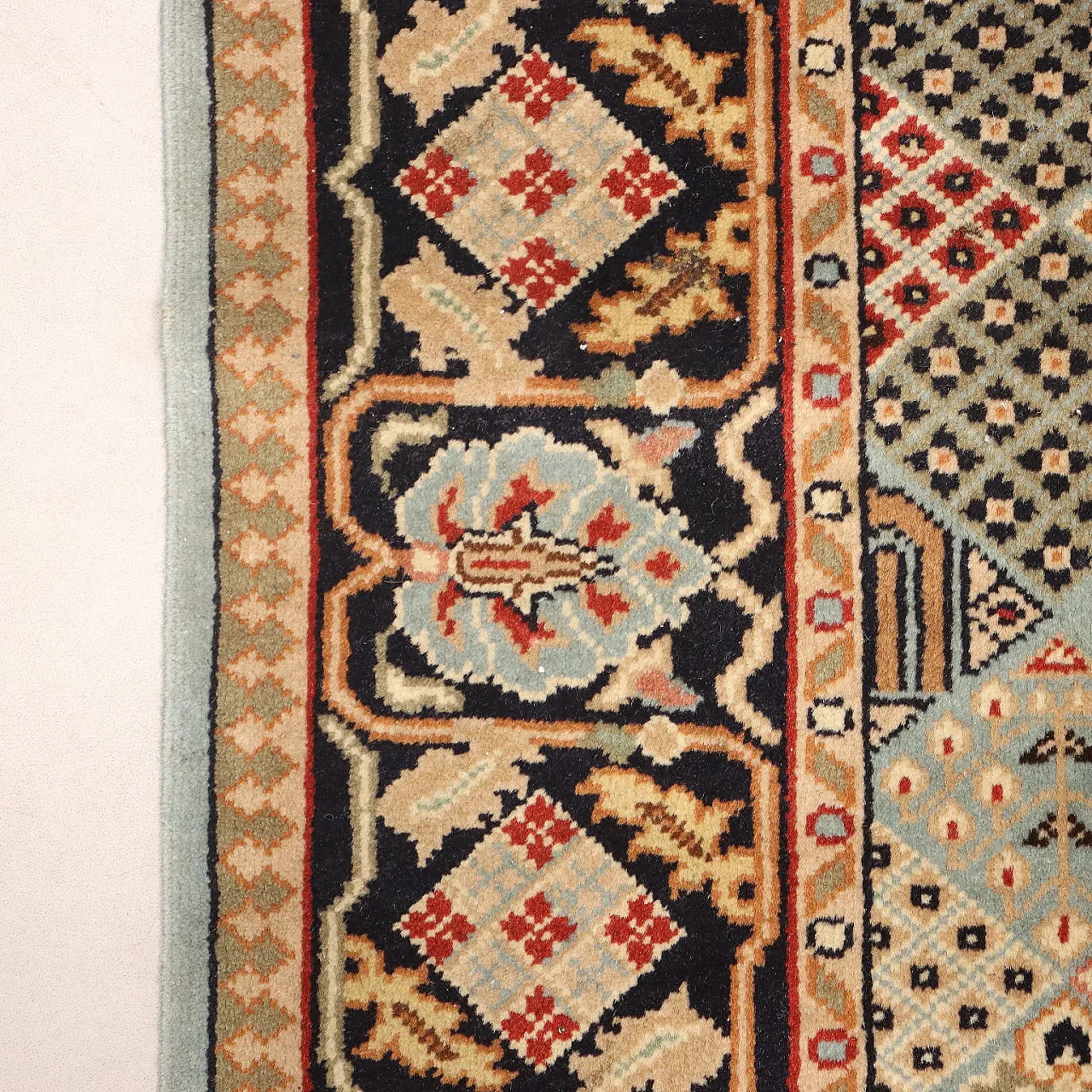 Tabriz rug, cotton and wool, big knot, handmade, 20th century 6