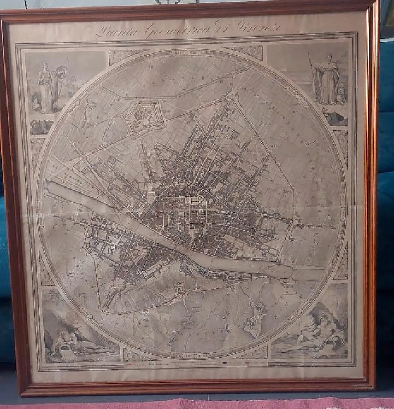 Mappa geometrica della città di Firenze, '800 2