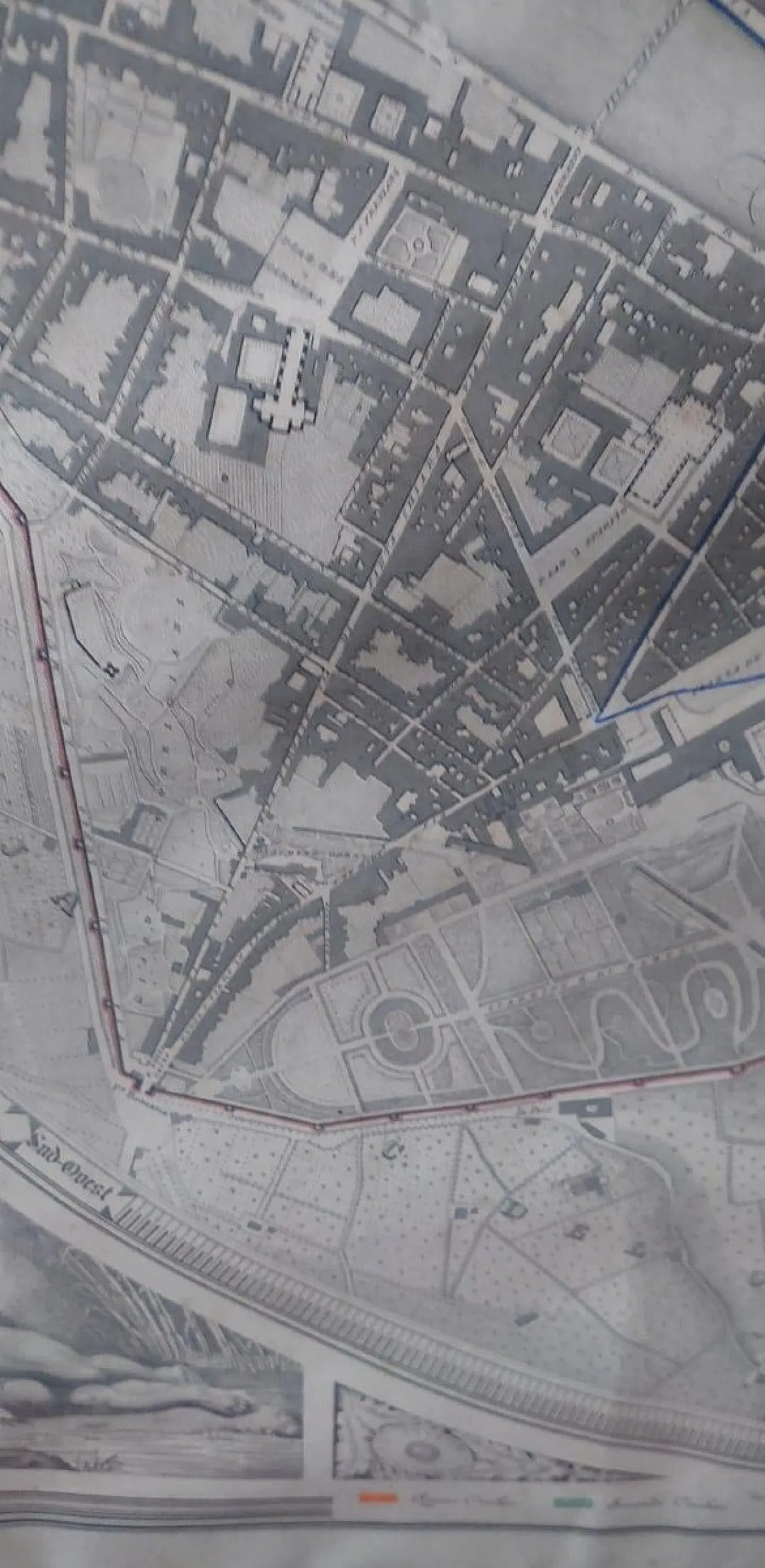 Mappa geometrica della città di Firenze, '800 9