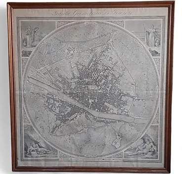 Mappa geometrica della città di Firenze, '800