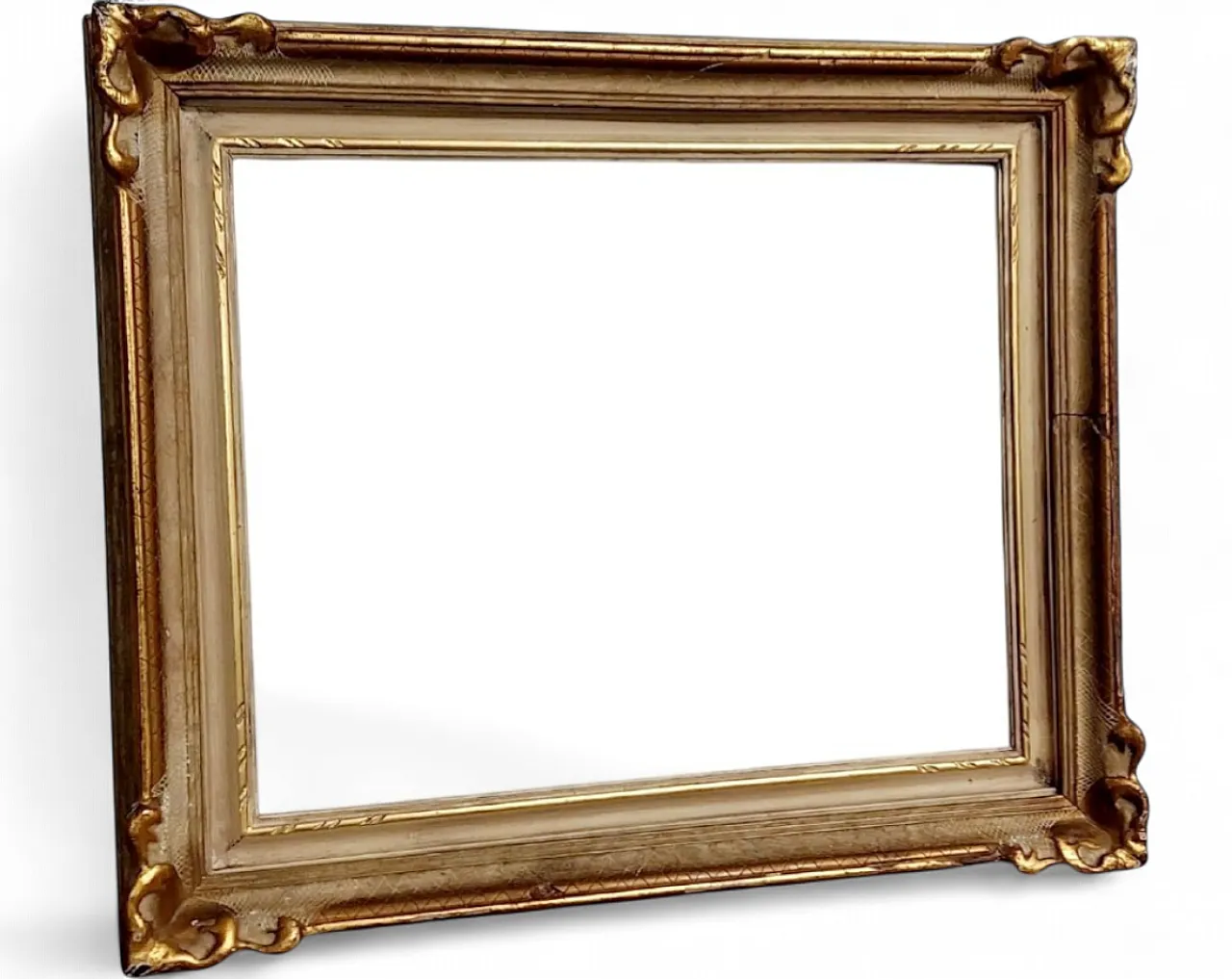 Lacquered and gilded wooden frame, early 20th century 12