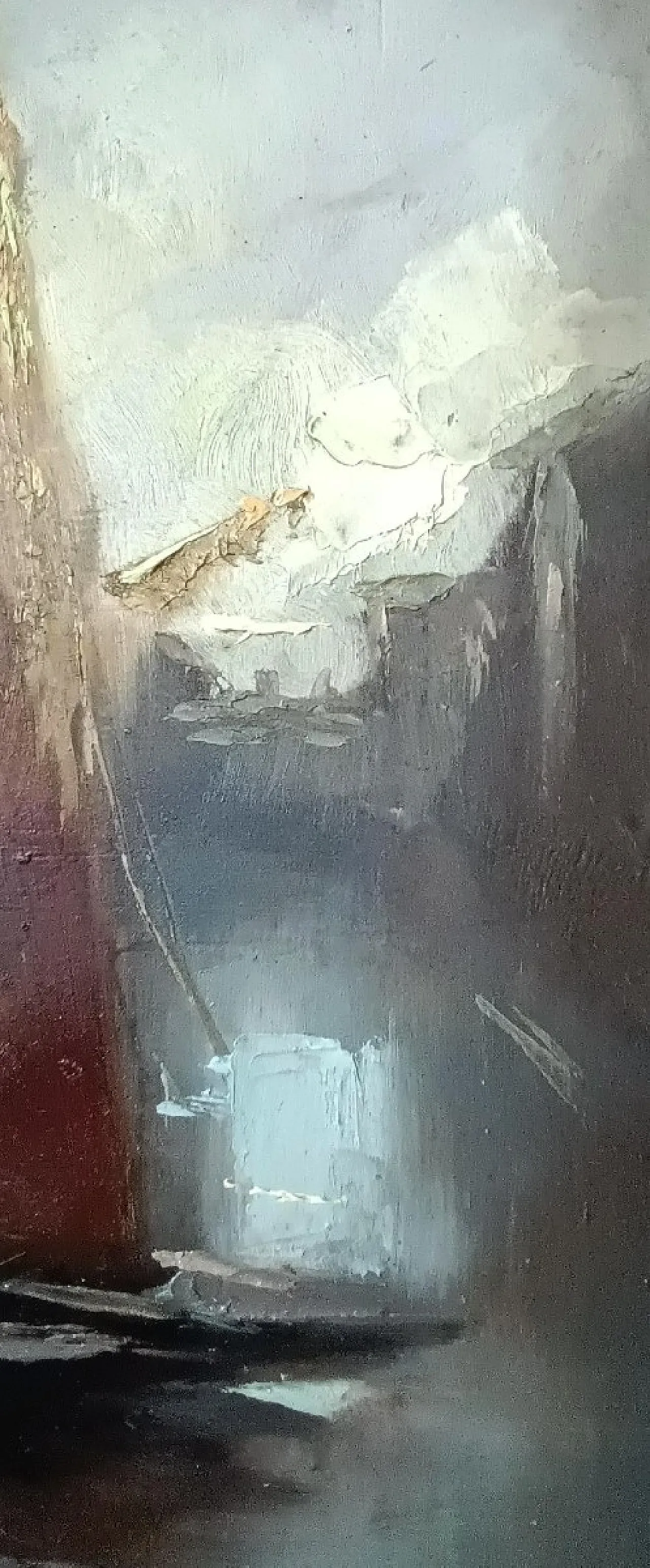 Boats, oil on canvas with frame, late 19th century 8