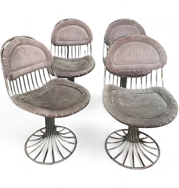4 Chairs by Gastone Rinaldi for RIMA Padova, 1970s