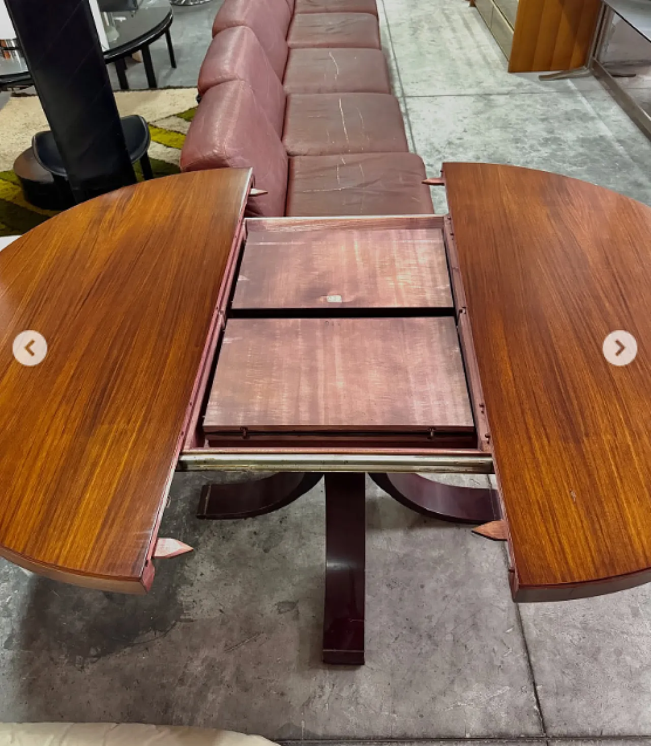 Extendable dining table, 1970s 4