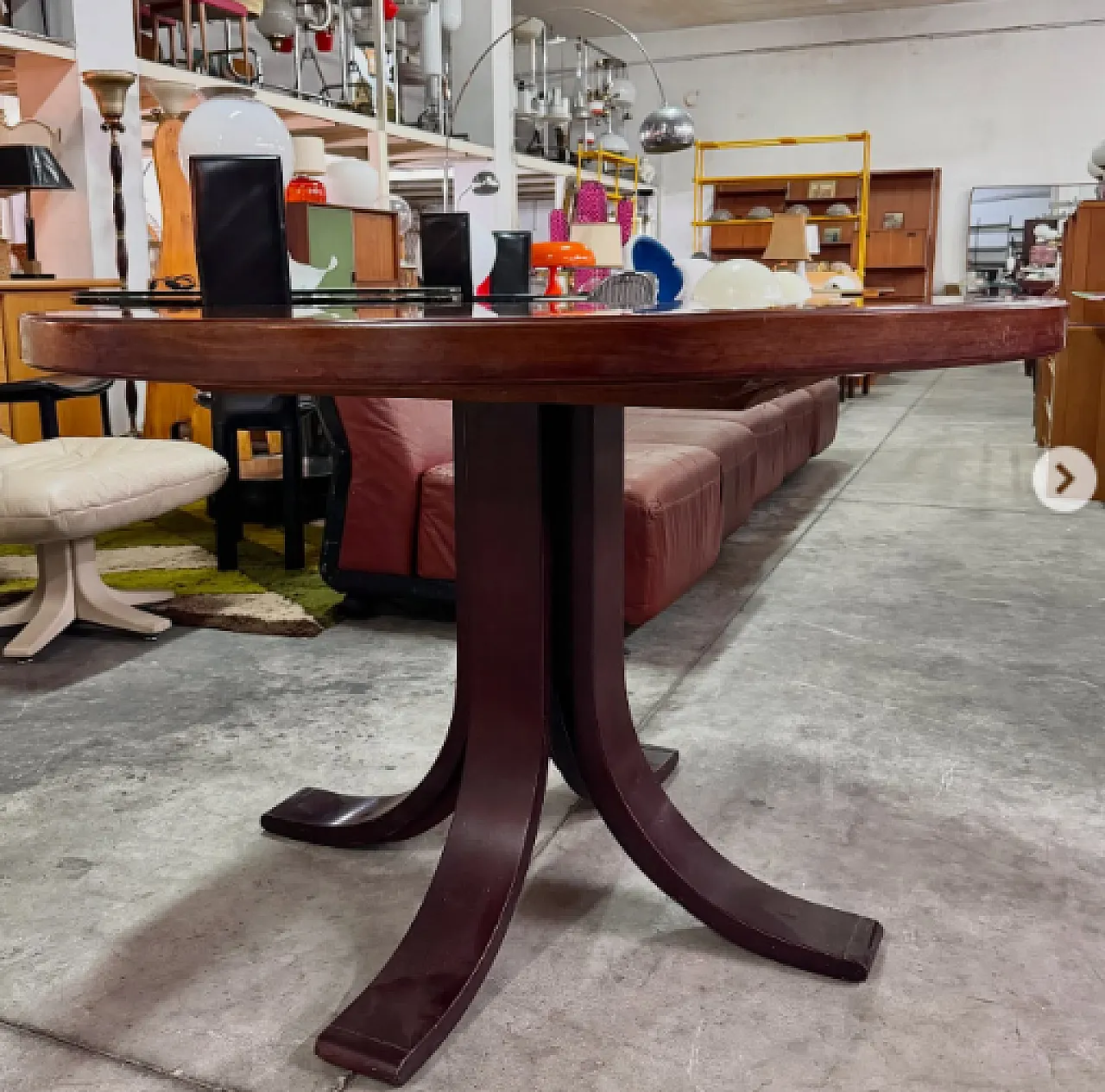 Extendable dining table, 1970s 5
