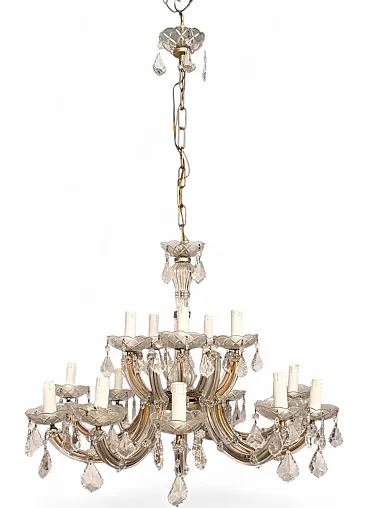Maria Teresa 15-light chandelier, 1970s