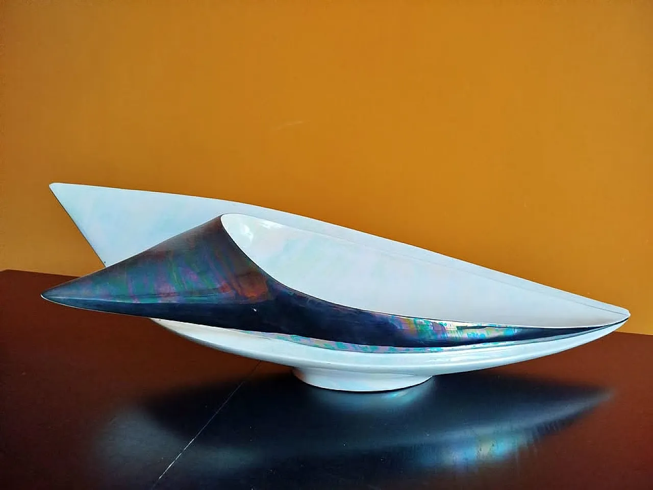 Ceramic fruit holder by Camillo Lusso, 1950s 1