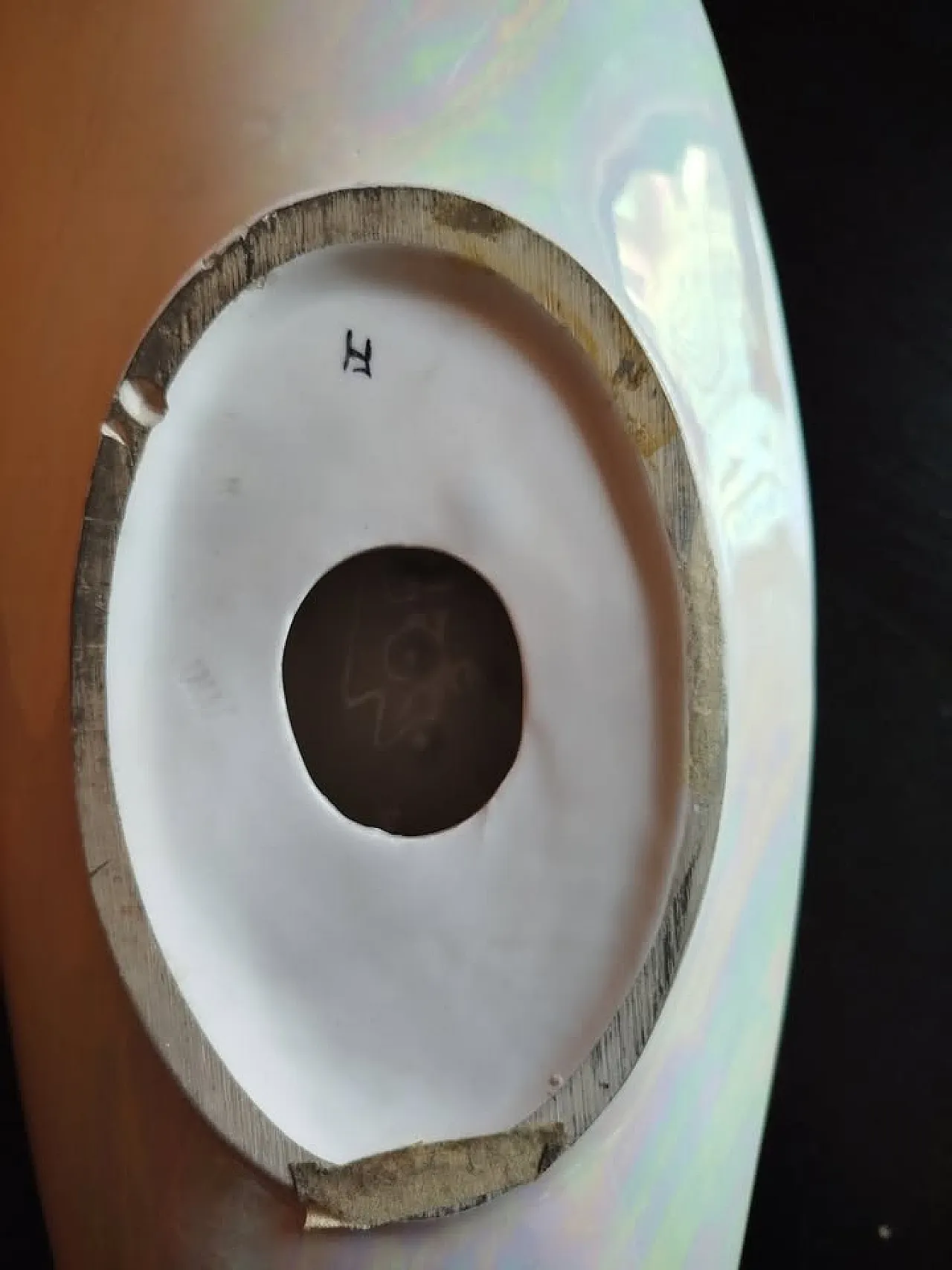 Ceramic fruit holder by Camillo Lusso, 1950s 4