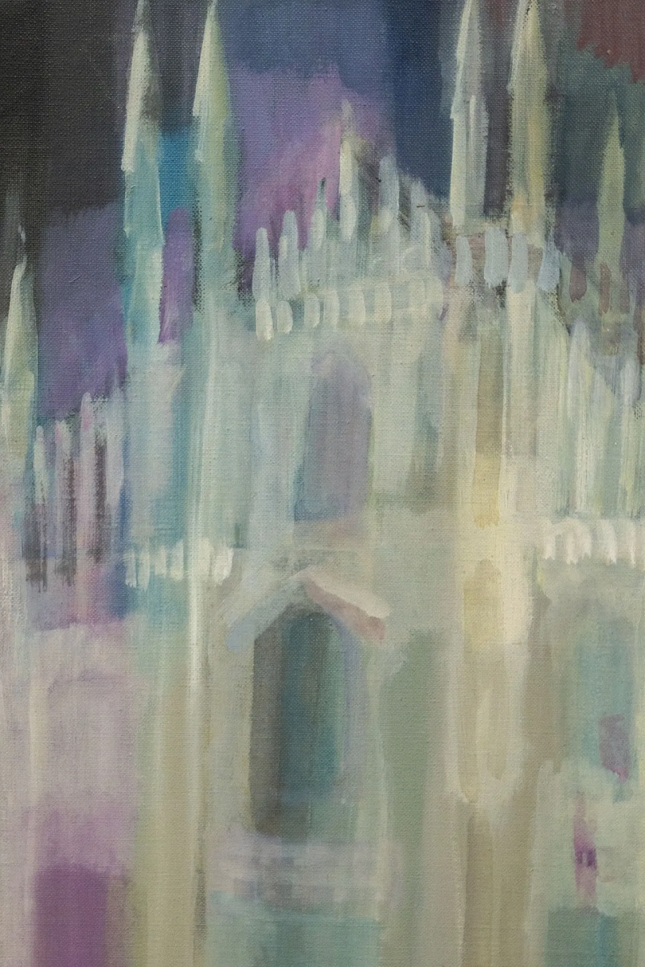 Eliano Fantuzzi, The Cathedral, oil on canvas, 1950s 3