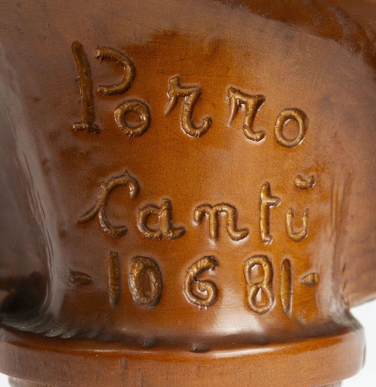 Busto ligneo di contadina, anni '80 7