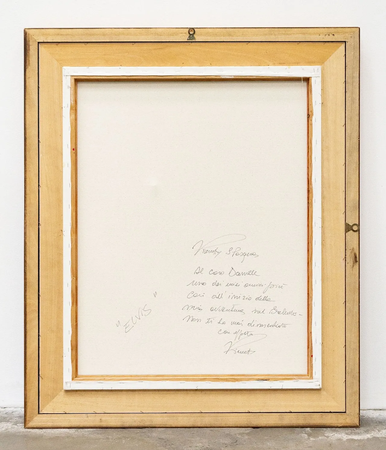 Elvis di Vicent Brunetti, olio su tela, '900 8