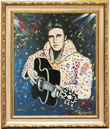 Elvis di Vicent Brunetti, olio su tela, '900