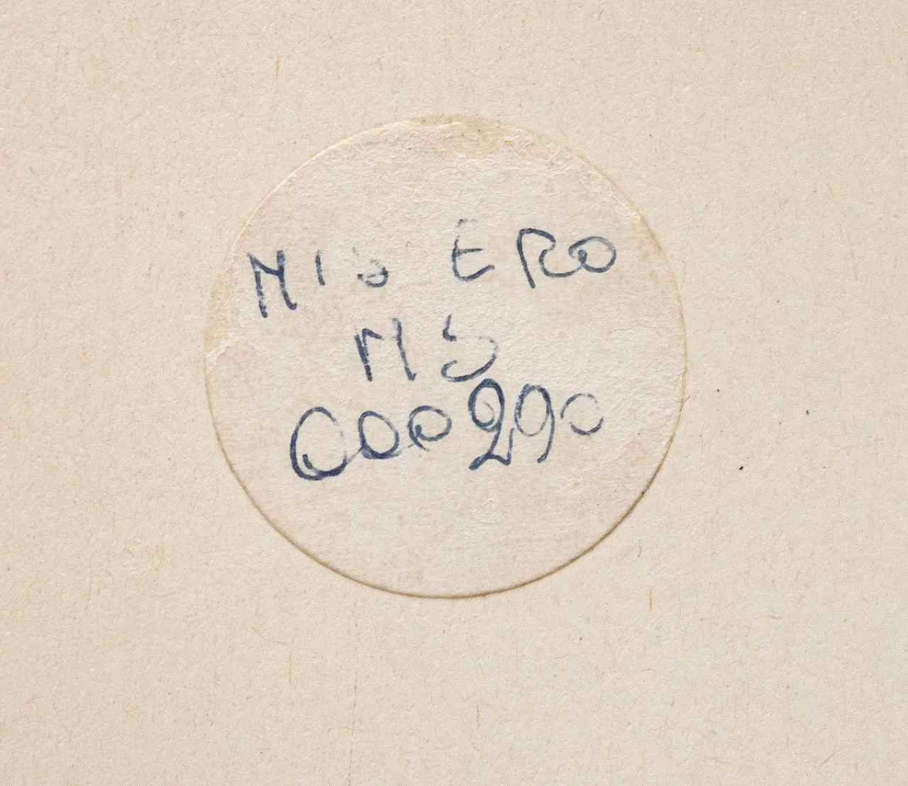 Mistero di Fausto Salomoni, dipinto su vetro, '900 5