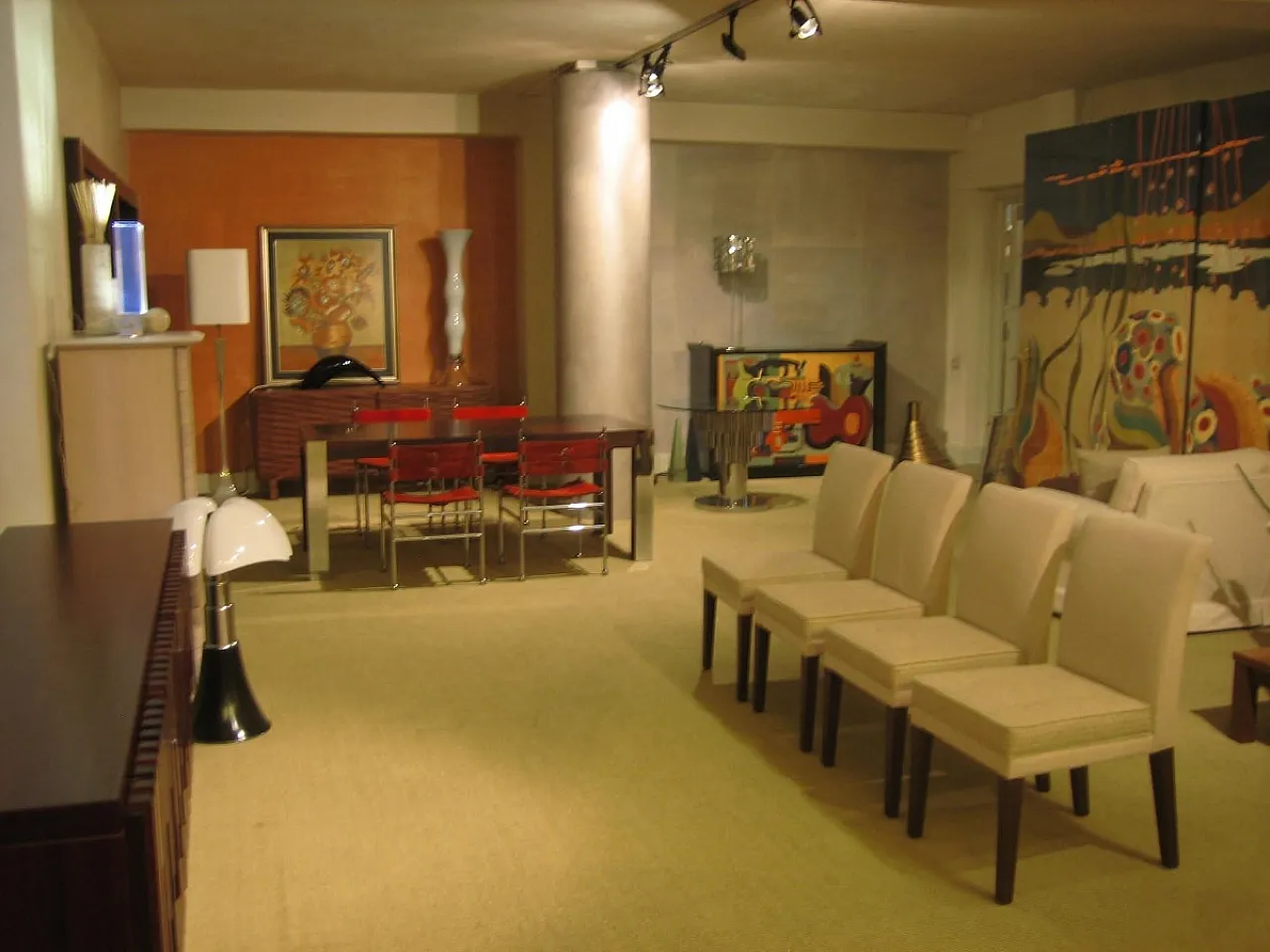 I Girasoli, Quadro intarsiato di Luciano Frigerio, anni '70 15