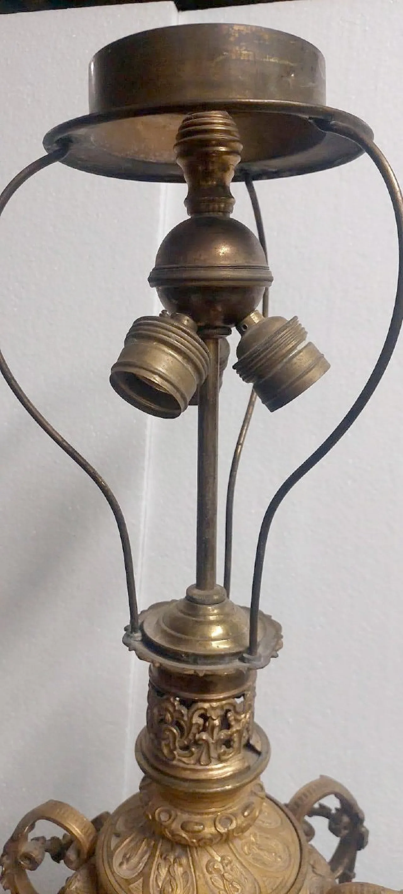 Mercury lamp in Sèvres porcelain and gilded bronze, 19th century 7