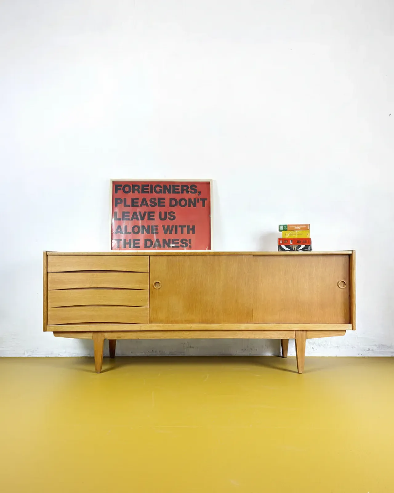 Sideboard by Erik Wørts Swedish Oak, 60s 1