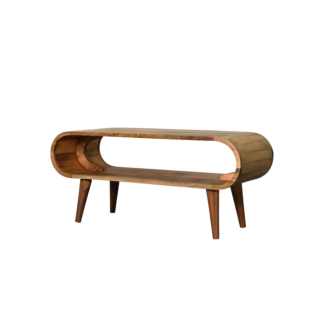 Amaya Nordic style oak-ish coffee table, 20th century 2