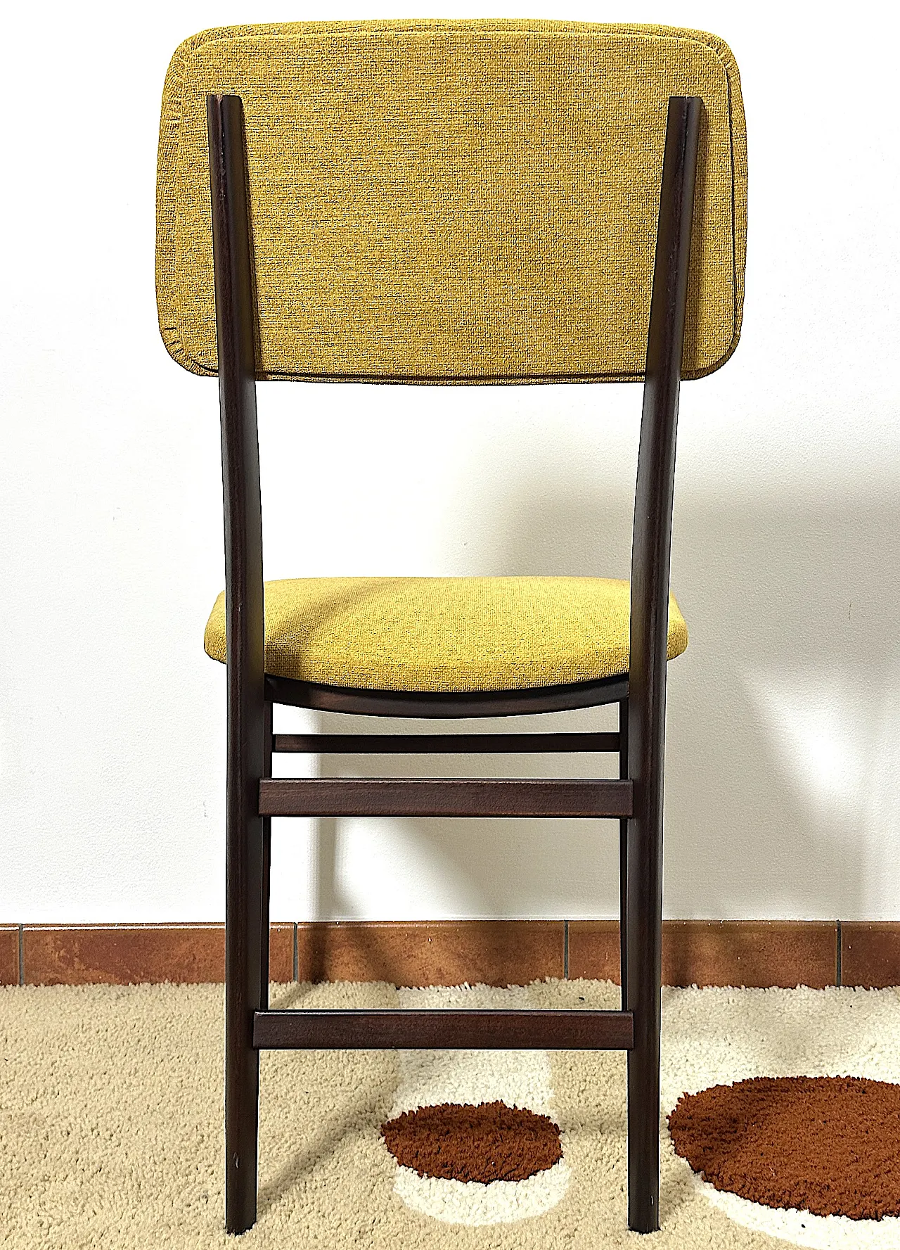 4 teak chairs, 60s 12