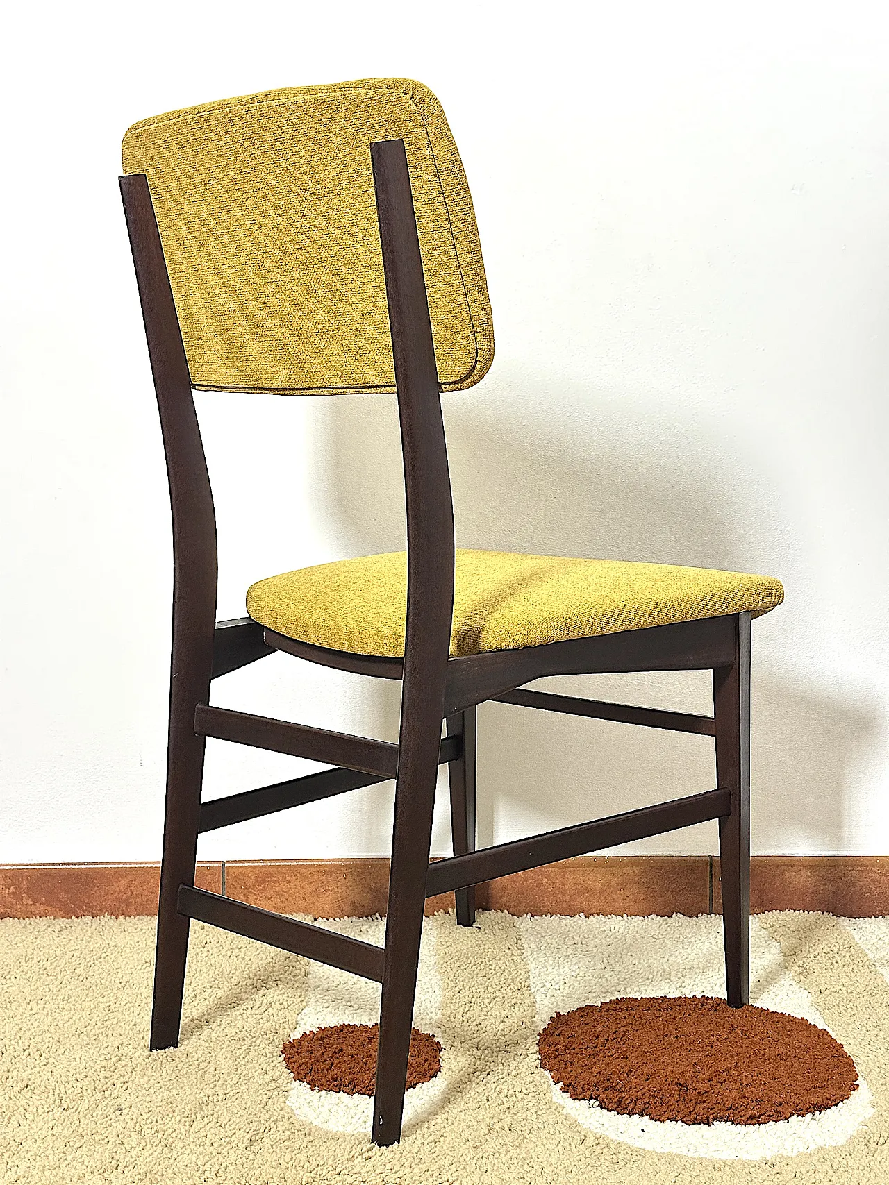 4 teak chairs, 60s 16