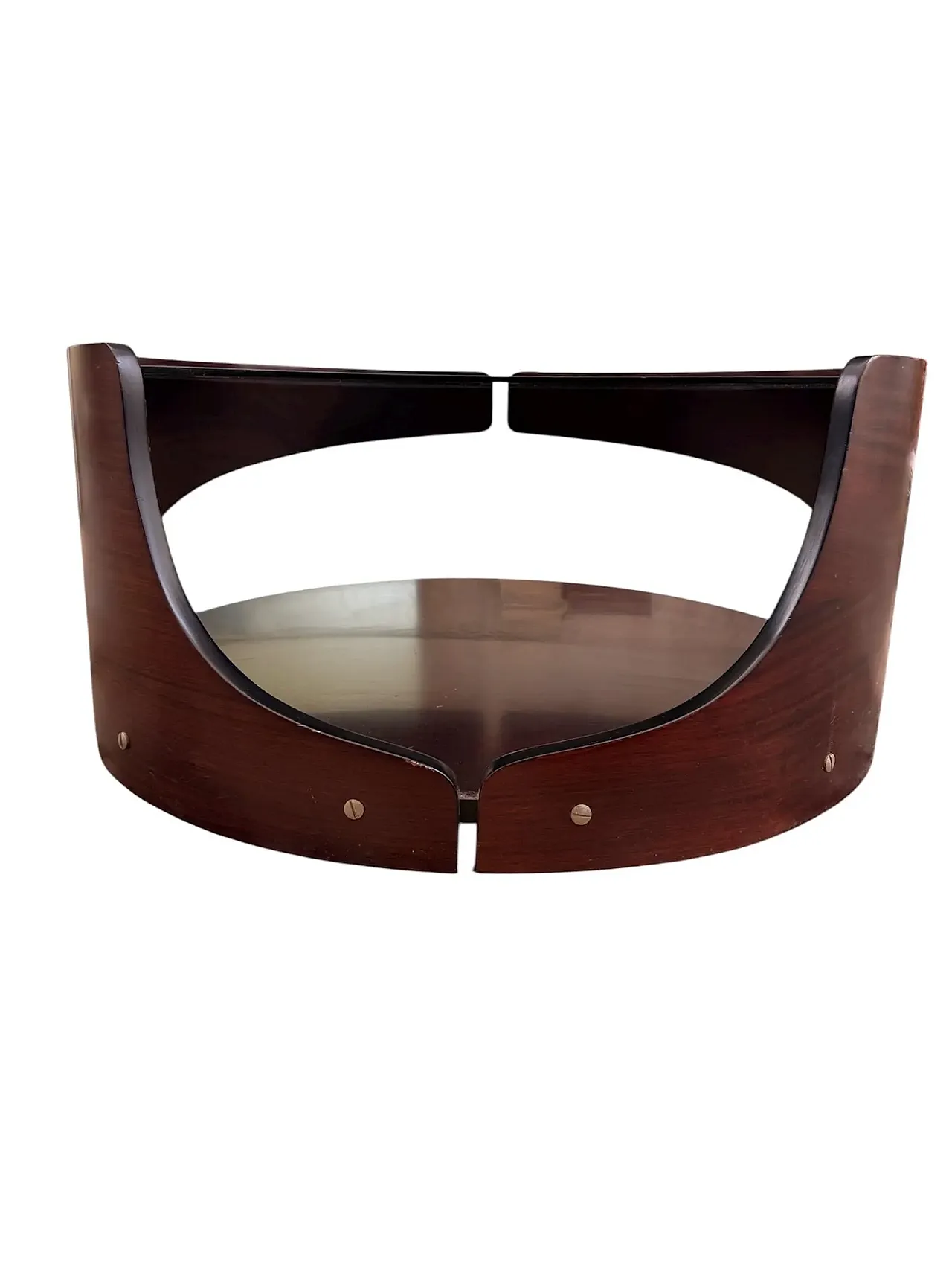 Joe Colombo Wooden Coffee Table, 1970s 2