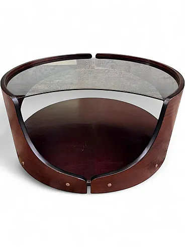 Joe Colombo Wooden Coffee Table, 1970s